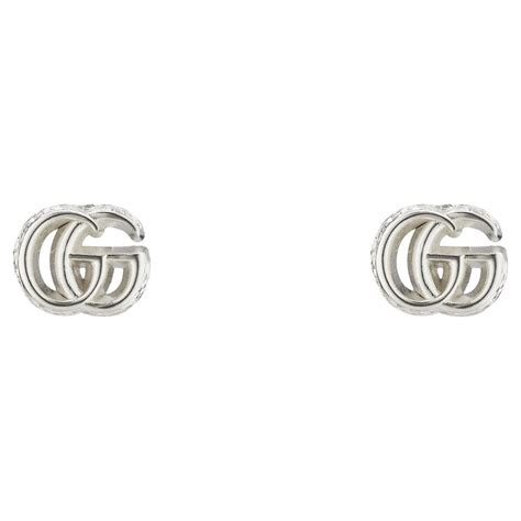 gucci pearl marmont earrings|gucci heart earrings studs.